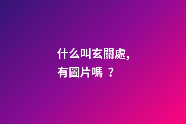 什么叫玄關處,有圖片嗎？